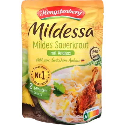 Mildessa Mild Sauerkraut with Pineapple 400g