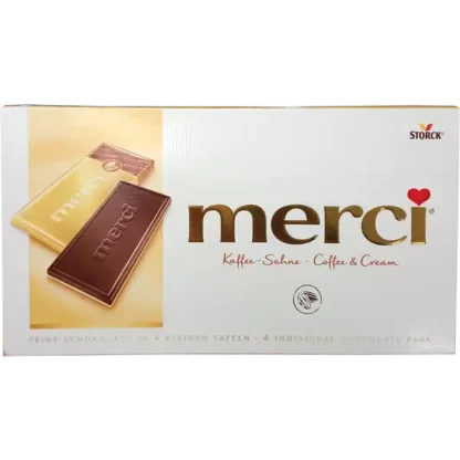 merci Barras des Chocolate - Crema de Café 100g