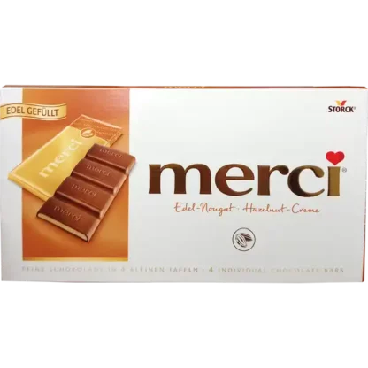 merci Barres de Chocolat - Crème Noisette 112g