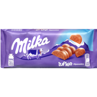 MILKA Luflée - Airy Alpine Milk Chocolate 100g