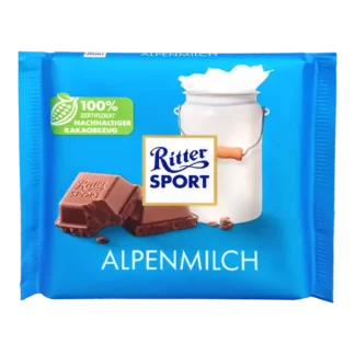 Ritter Sport Alpenmilch Schokolade 100g