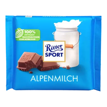 Ritter Sport Chocolat au Lait des Alpes 100g