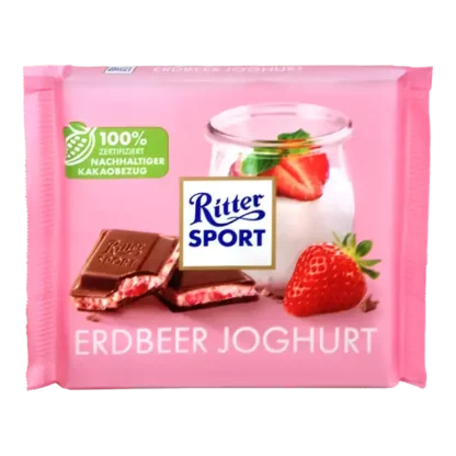 Ritter Sport Cioccolato Fragola e Yogurt 100g