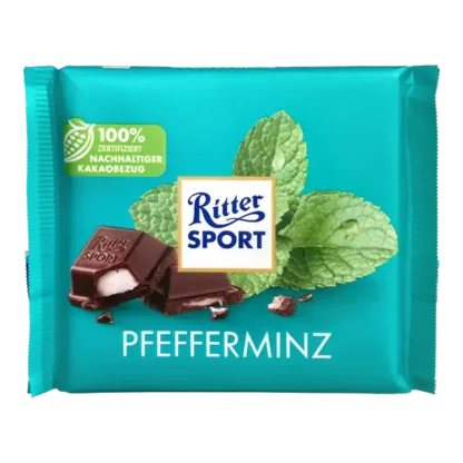 Ritter Sport Cioccolato alla Menta Piperita 100g