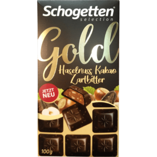 Schogetten Selection GOLD - Hazelnut Cocoa Dark Chocolate 100g
