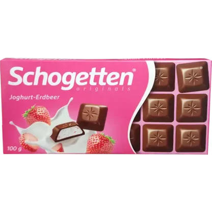 Schogetten Originals Yaourt Fraise Chocolat 100g