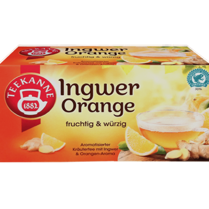Teekanne Ingwer Orange - Ginger & Orange Tea 18x