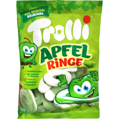 Trolli Apfelringe - Sour Apple Rings 200g