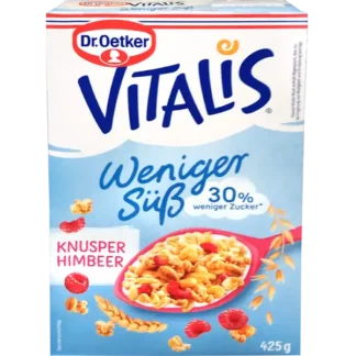 Dr. Oetker Vitalis Müsli Knusper-Himbeer weniger süß 425g