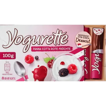 Yogurette Panna Cotta Red Fruits 100g